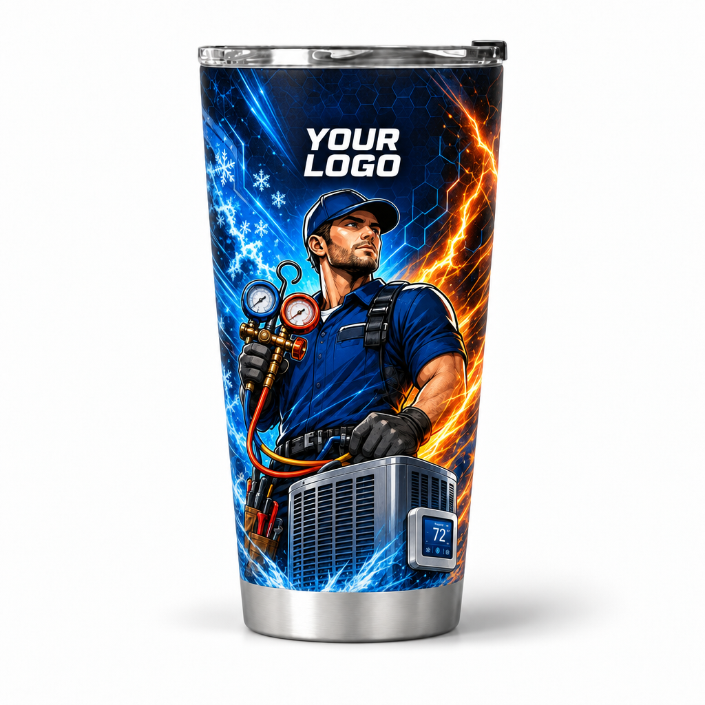 HVN002 personalized tumbler 20oz front product mockup