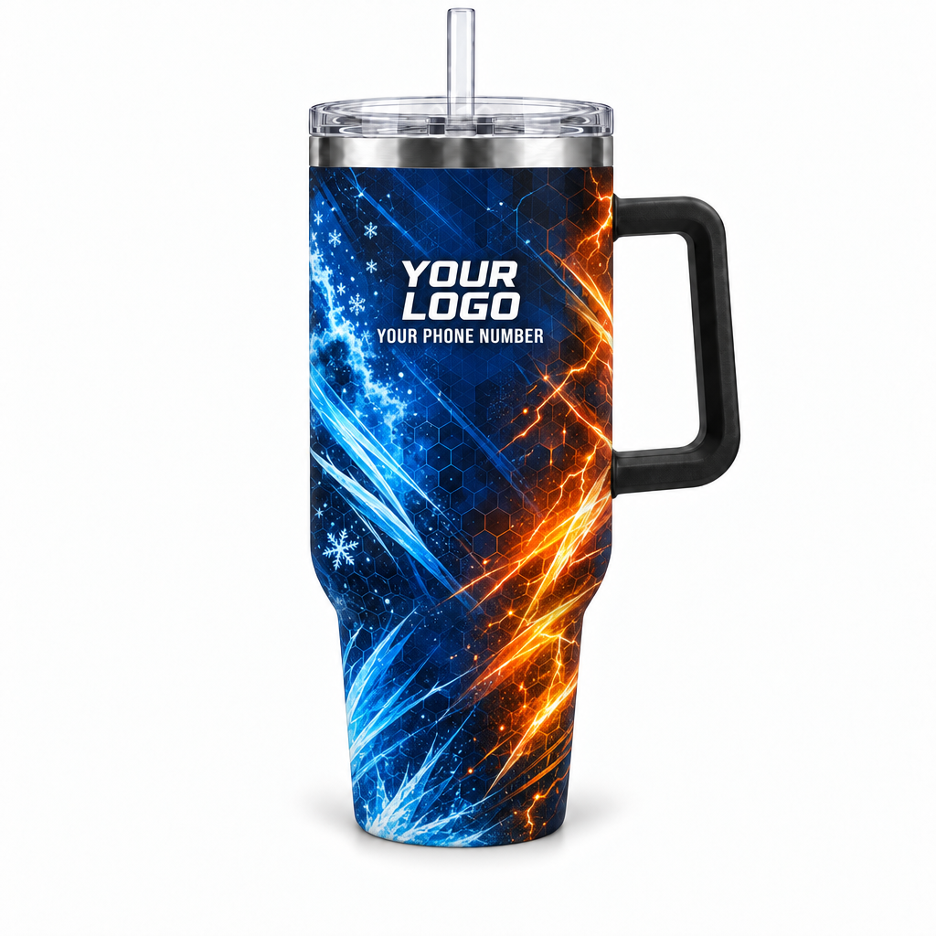 HVN002 personalized tumbler 40oz front product mockup