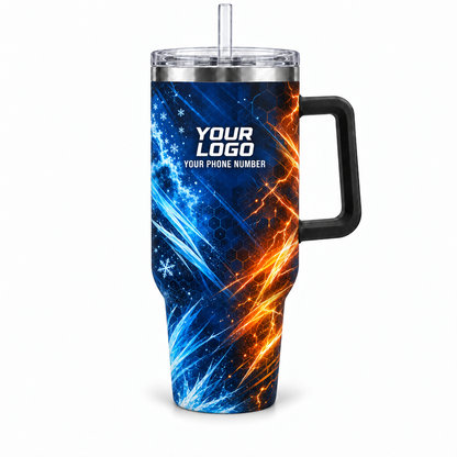 HVN002 personalized tumbler 40oz front product mockup