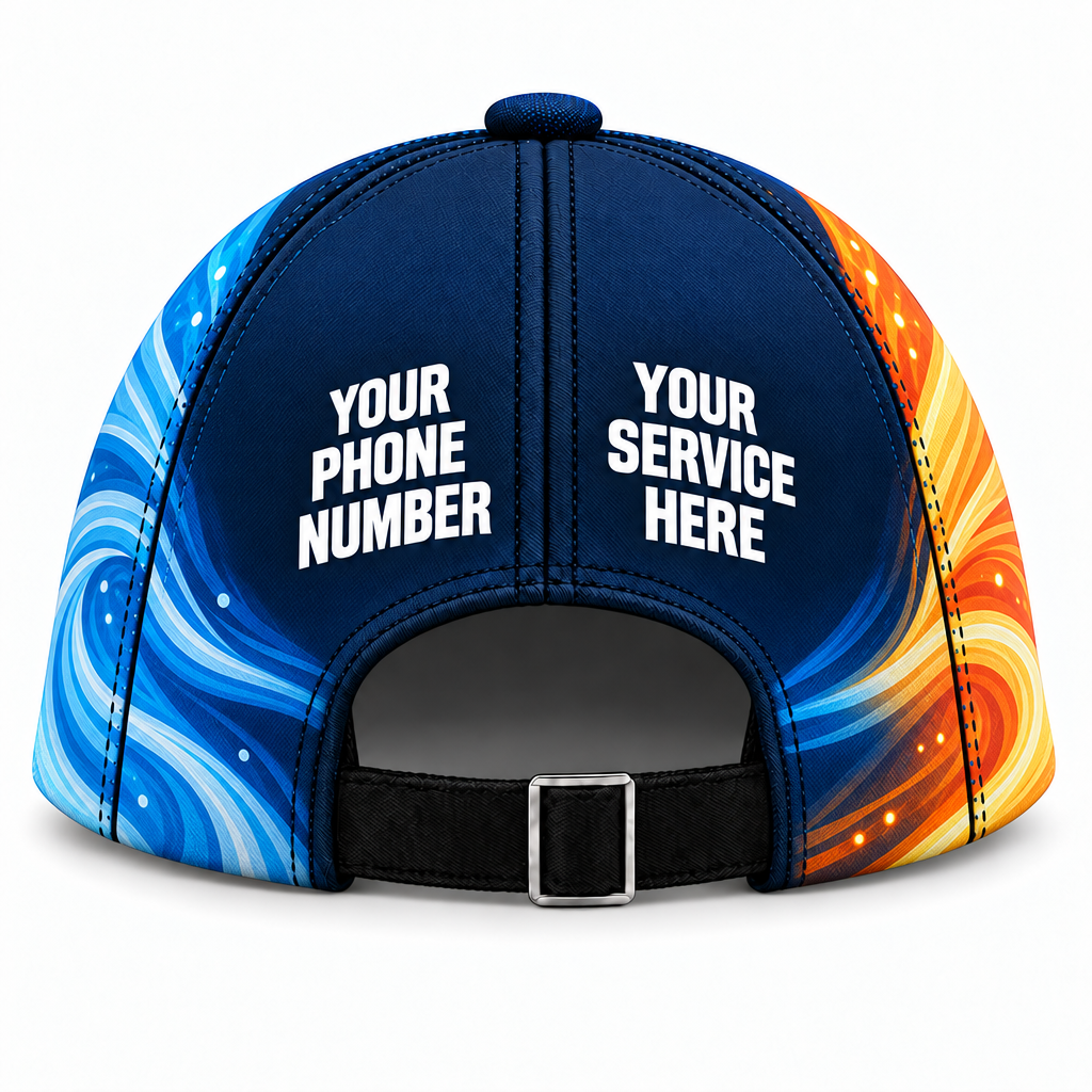 HVN003 personalized cap back product mockup
