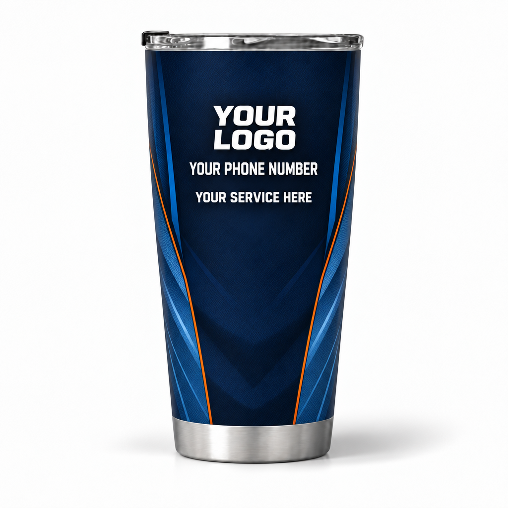 HVN004 personalized tumbler 20oz back product mockup