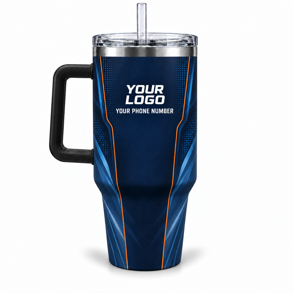 HVN004 personalized tumbler 40oz back product mockup