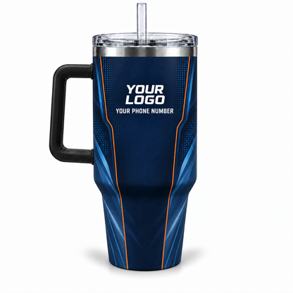 HVN004 personalized tumbler 40oz back product mockup