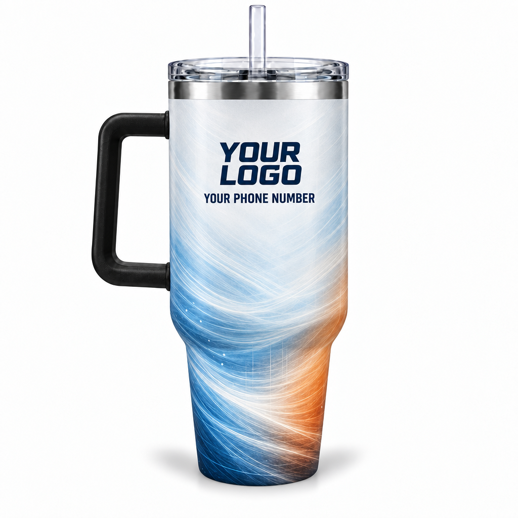 HVN005 personalized tumbler 40oz back product mockup