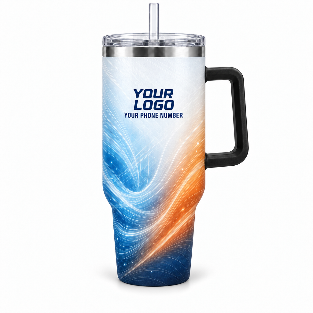 HVN005 personalized tumbler 40oz front product mockup