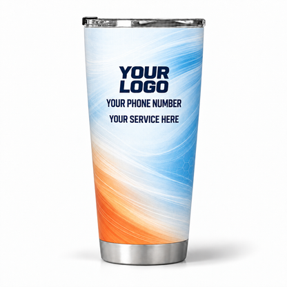 HVN006 personalized tumbler 20oz back product mockup