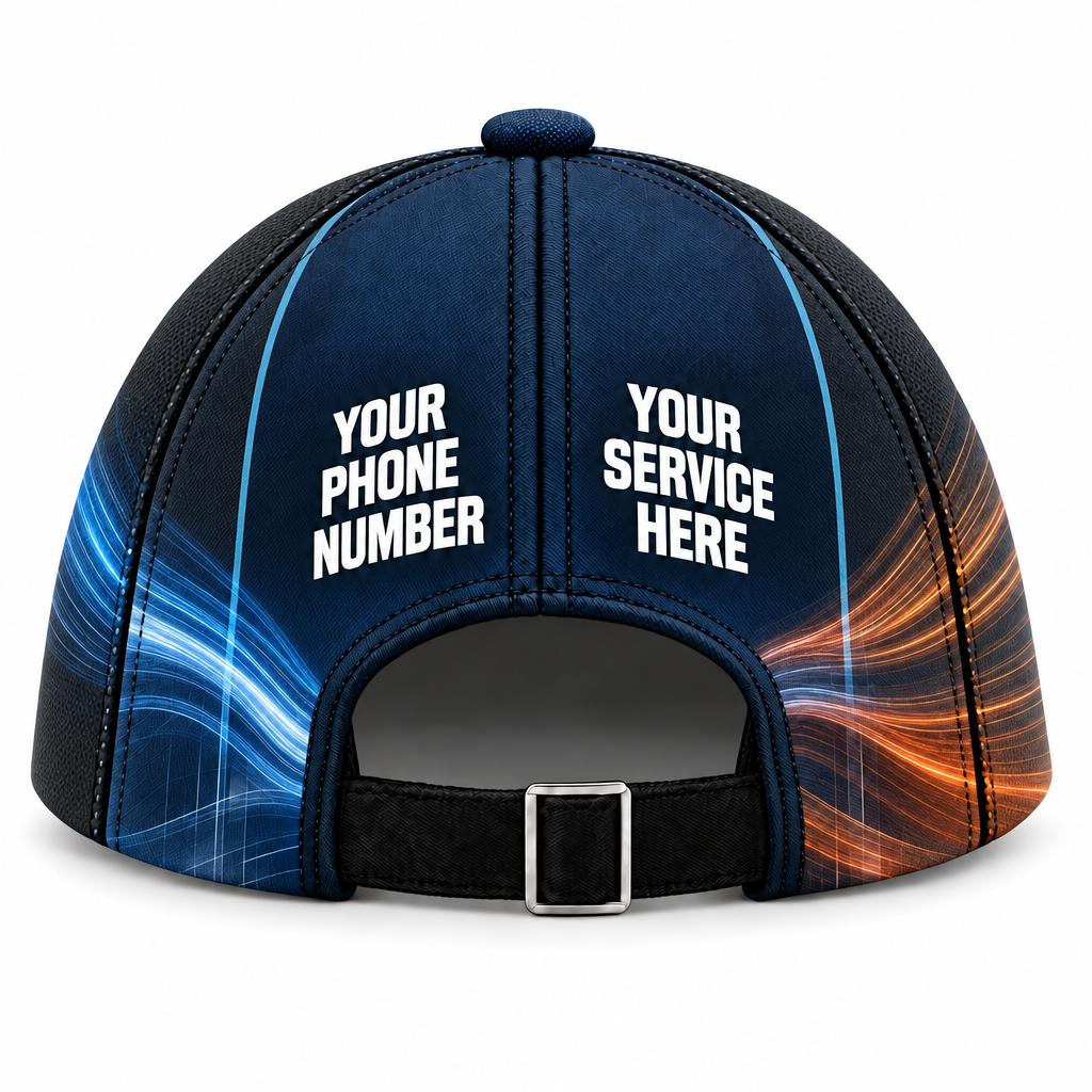 HVN007 personalized cap back product mockup