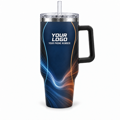 HVN007 personalized tumbler 40oz front product mockup
