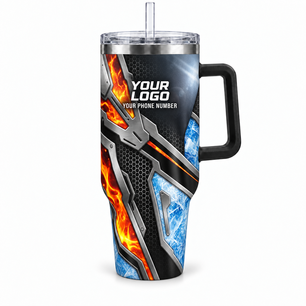 HVP01 personalized tumbler 40oz front product mockup