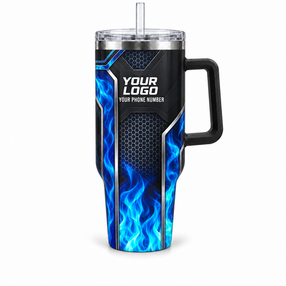 HVPB01 personalized tumbler 40oz front product mockup