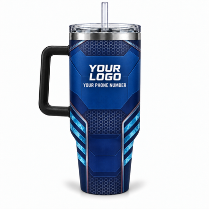 HVPB02 personalized tumbler 40oz back product mockup