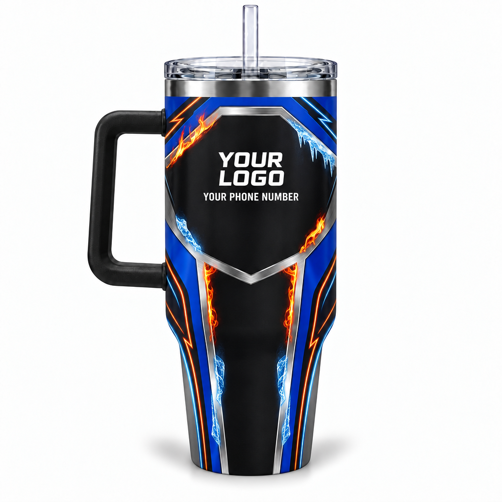 HVPB03 personalized tumbler 40oz back product mockup