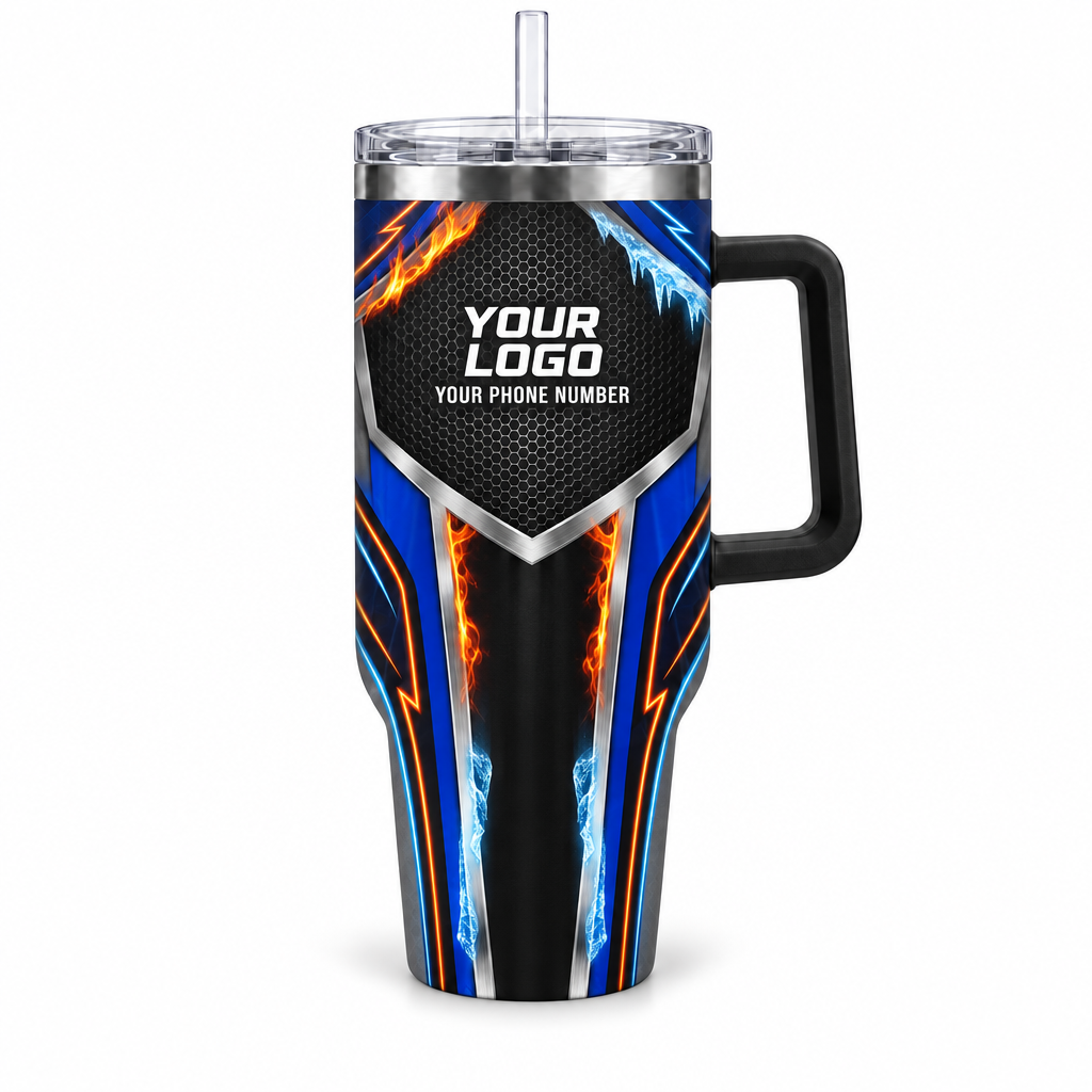 HVPB03 personalized tumbler 40oz front product mockup