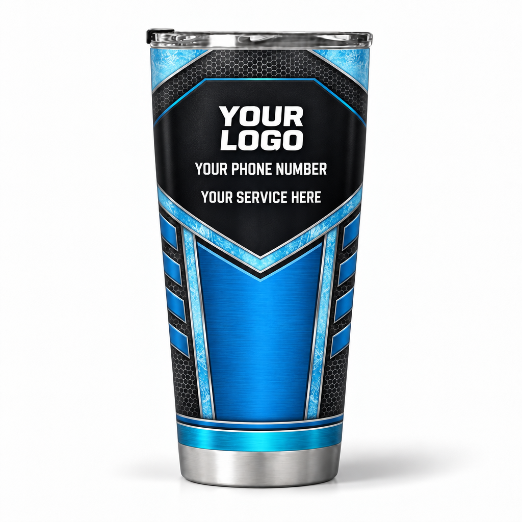 HVPB04 personalized tumbler 20oz back product mockup