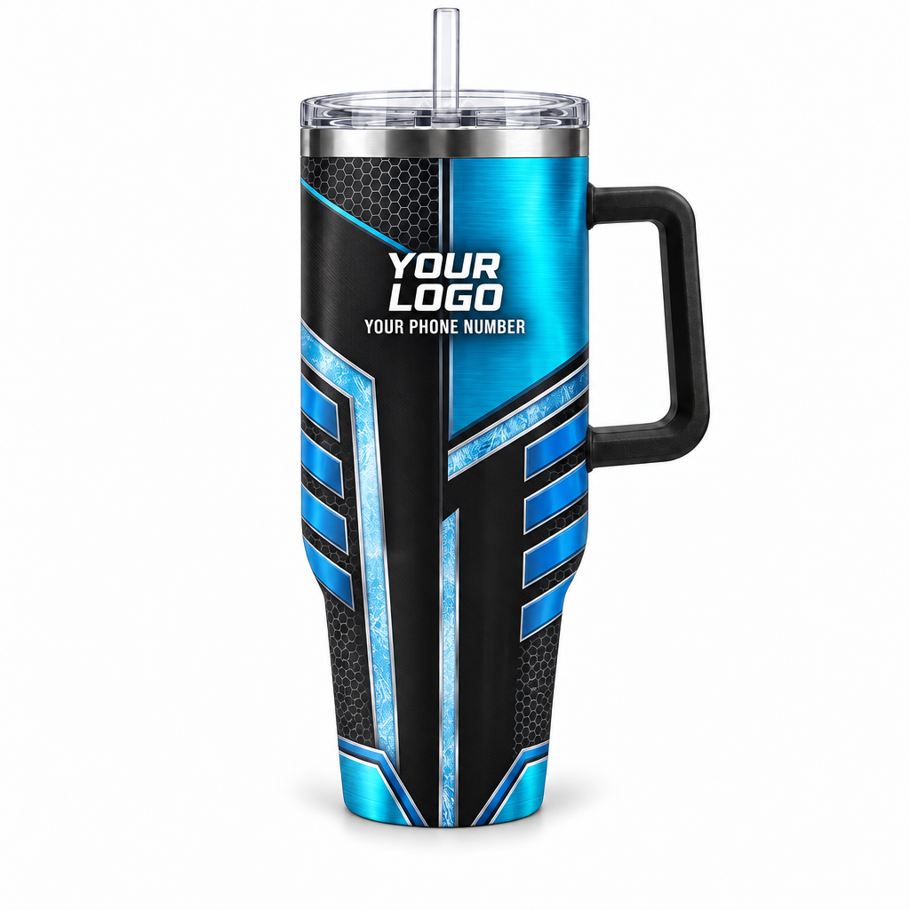 HVPB04 personalized tumbler 40oz front product mockup