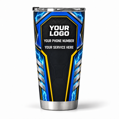 HVPB05 personalized tumbler 20oz back product mockup