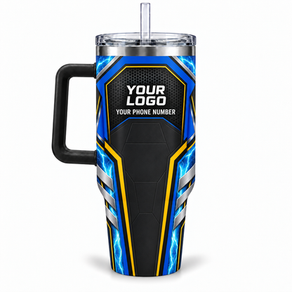 HVPB05 personalized tumbler 40oz back product mockup