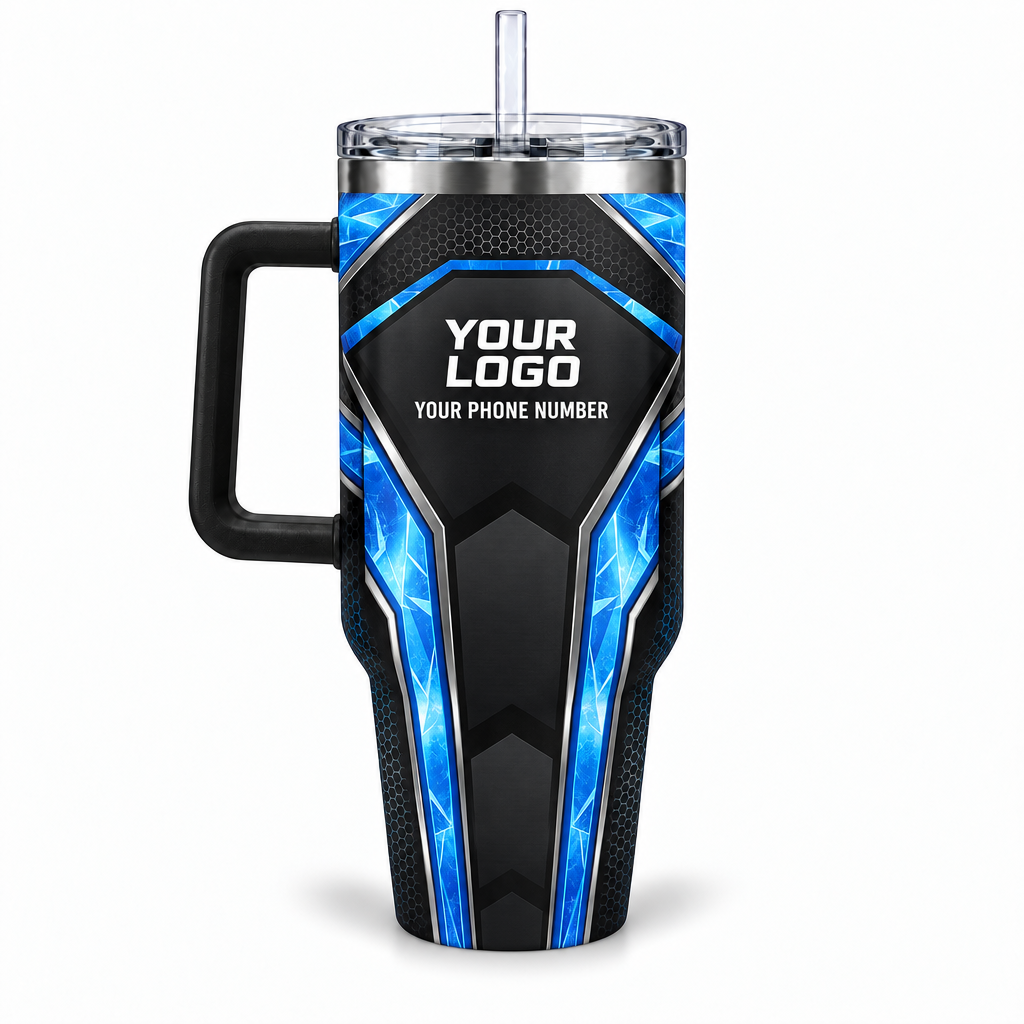 HVPB06 personalized tumbler 40oz back product mockup