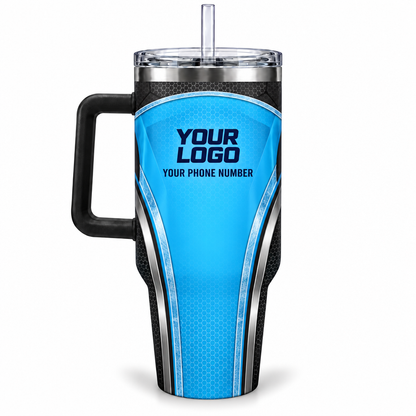 HVPB07 personalized tumbler 40oz back product mockup