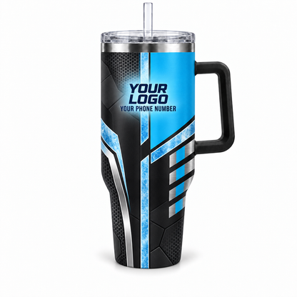 HVPB07 personalized tumbler 40oz front product mockup