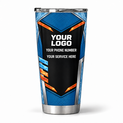 HVPB08 personalized tumbler 20oz back product mockup