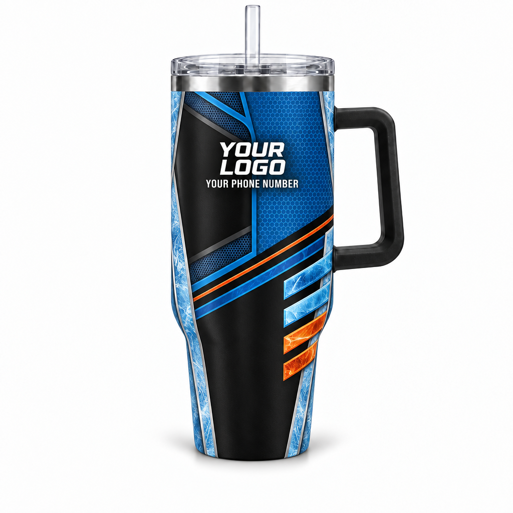 HVPB08 personalized tumbler 40oz front product mockup