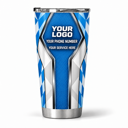 HVPB10 personalized tumbler 20oz back product mockup