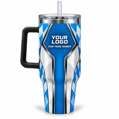 HVPB10 personalized tumbler 40oz back product mockup