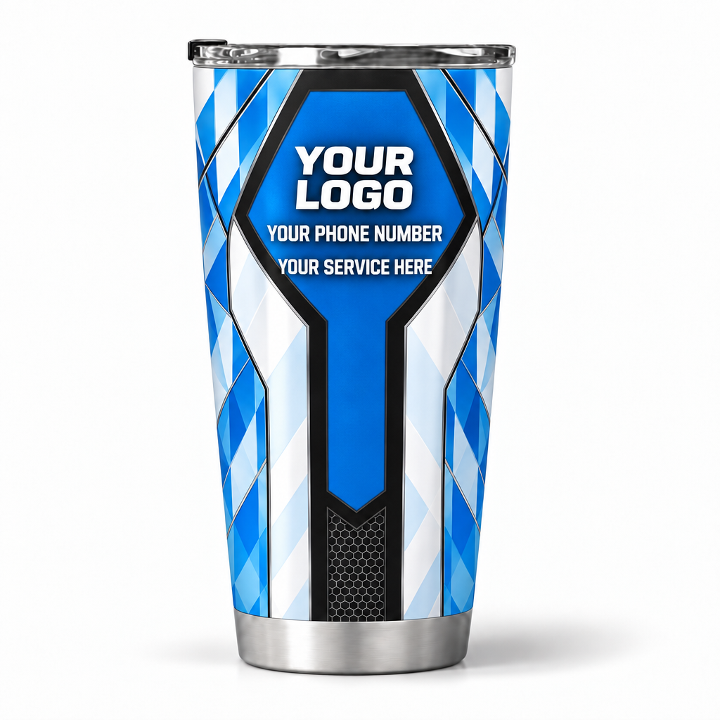HVPB11 personalized tumbler 20oz back product mockup