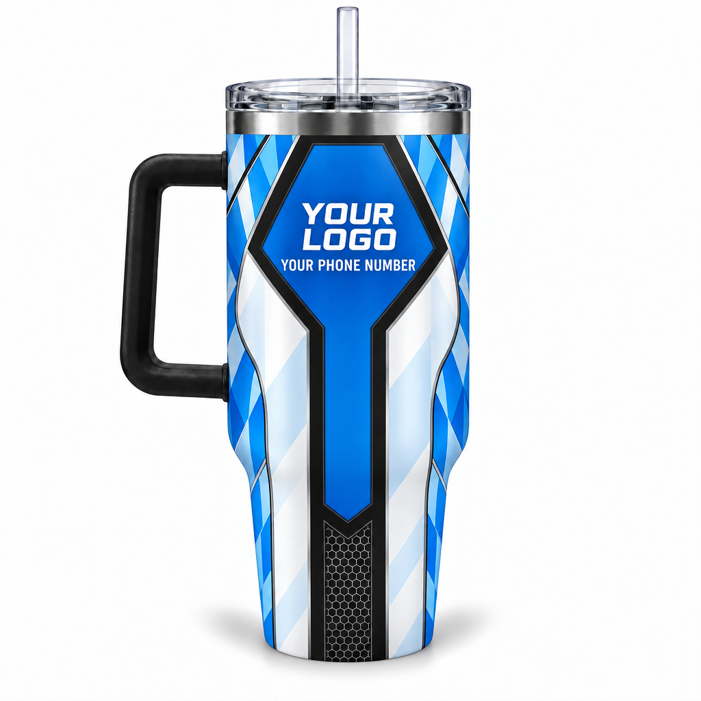 HVPB11 personalized tumbler 40oz back product mockup