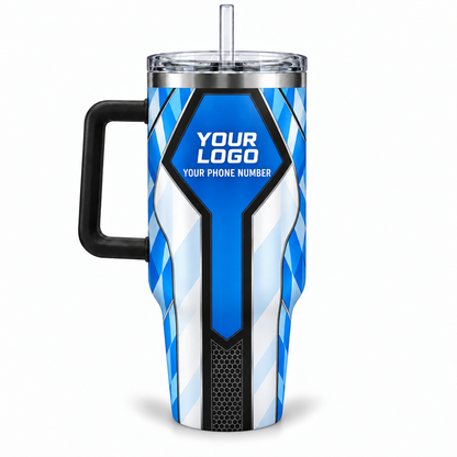 HVPB11 personalized tumbler 40oz back product mockup