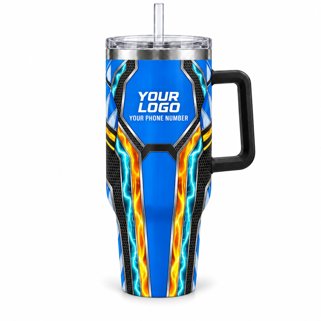 HVPB11 personalized tumbler 40oz front product mockup