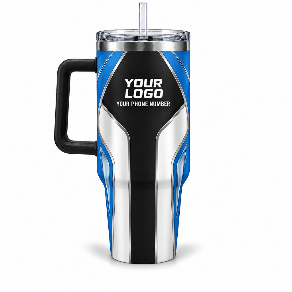 HVPB12 personalized tumbler 40oz back product mockup
