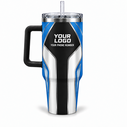 HVPB12 personalized tumbler 40oz back product mockup