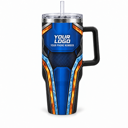 HVPB14 personalized tumbler 40oz front product mockup