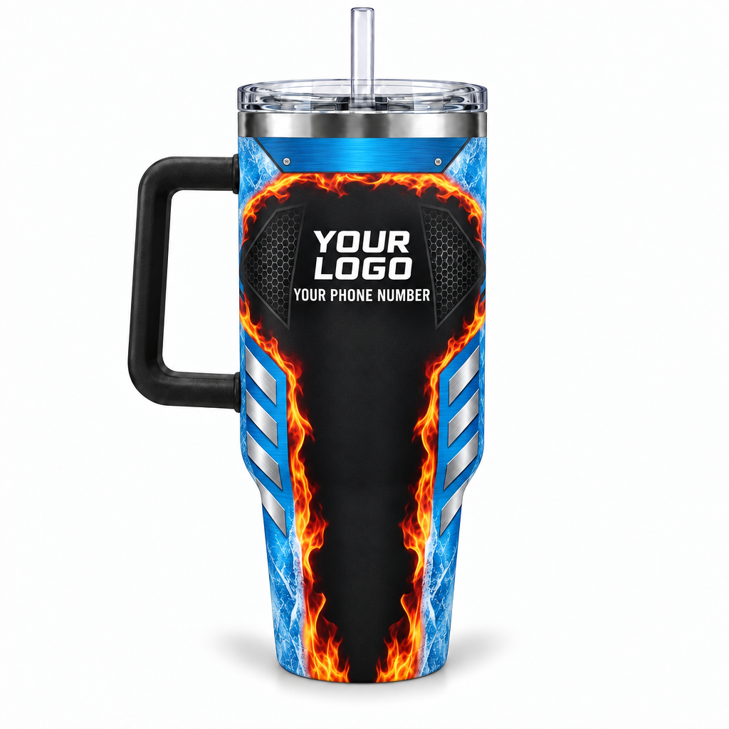 HVPB15 personalized tumbler 40oz back product mockup