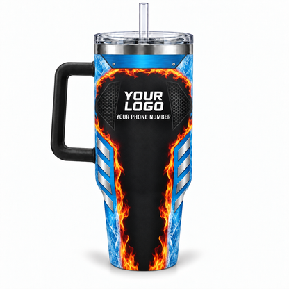 HVPB15 personalized tumbler 40oz back product mockup
