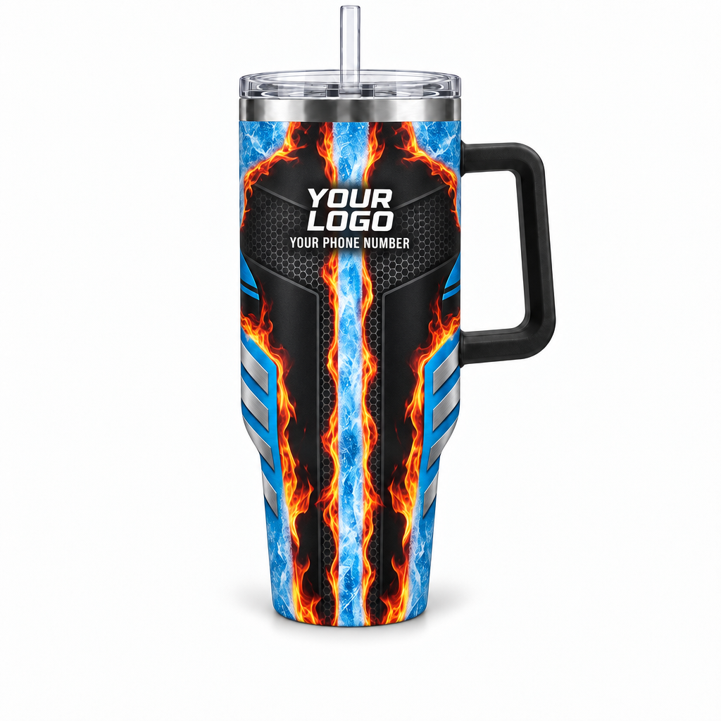 HVPB15 personalized tumbler 40oz front product mockup
