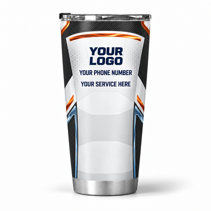 HVPBR00 personalized tumbler 20oz back product mockup