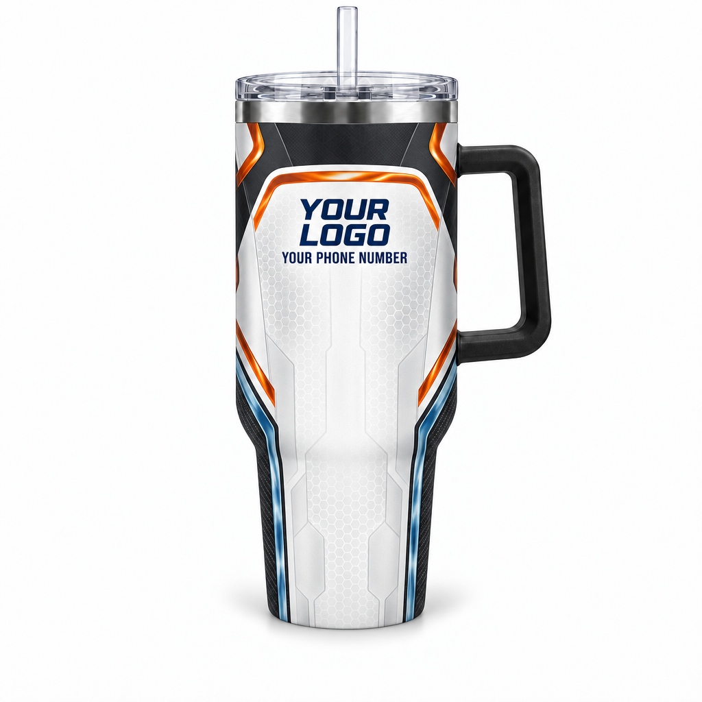 HVPBR00 personalized tumbler 40oz front product mockup