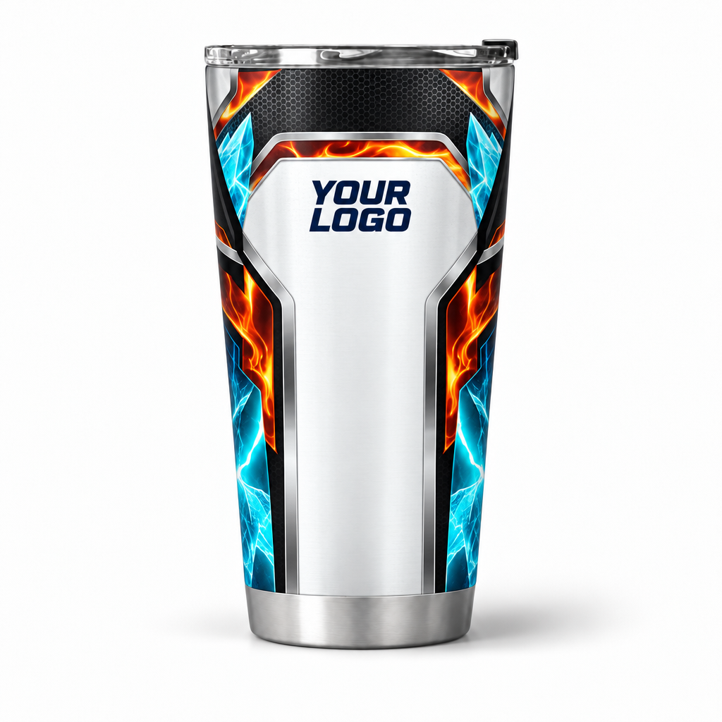 HVPBR01 personalized tumbler 20oz front product mockup