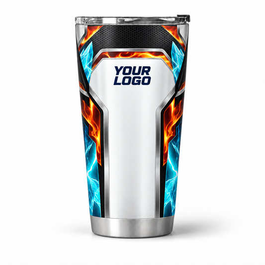 HVPBR01 personalized tumbler 20oz front product mockup