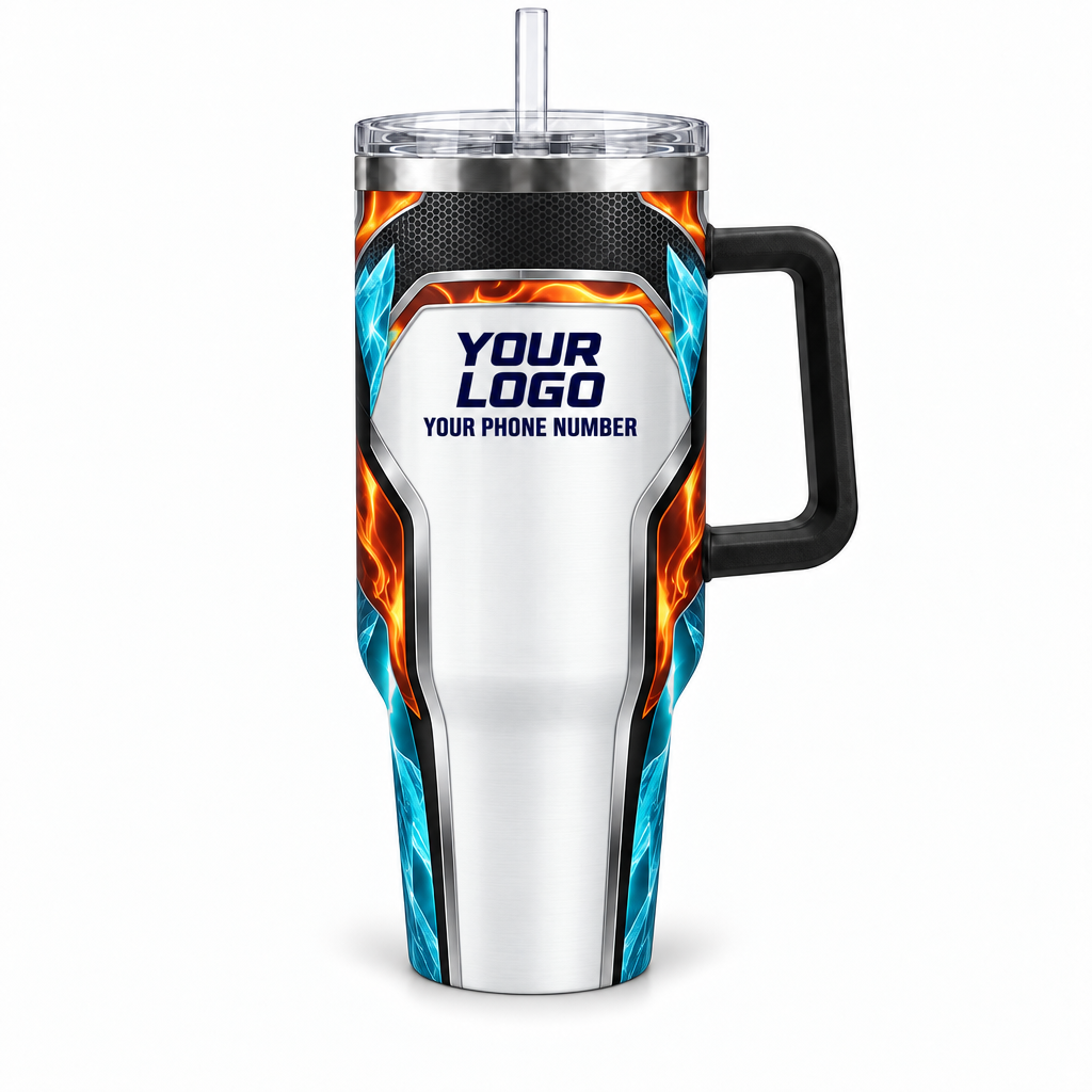 HVPBR01 personalized tumbler 40oz front product mockup