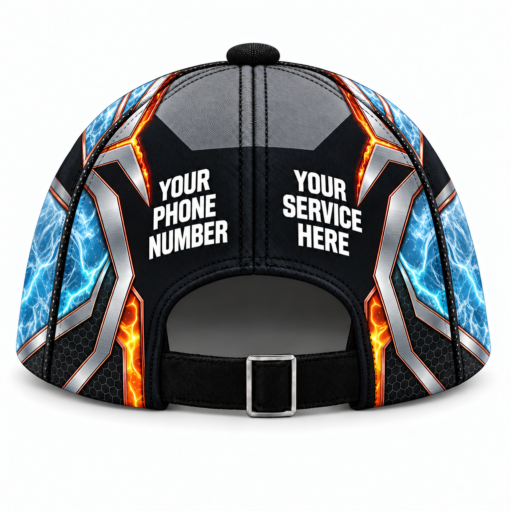 HVPBR02 personalized cap back product mockup