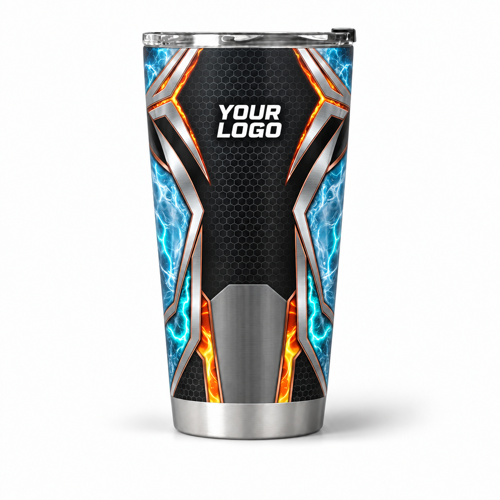 HVPBR02 personalized tumbler 20oz front product mockup