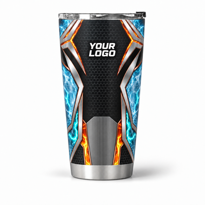 HVPBR02 personalized tumbler 20oz front product mockup