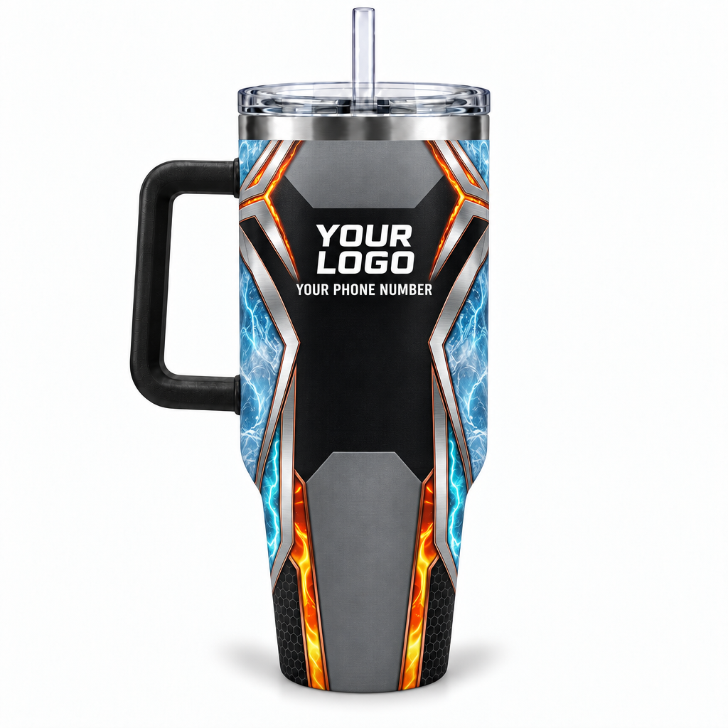 HVPBR02 personalized tumbler 40oz back product mockup