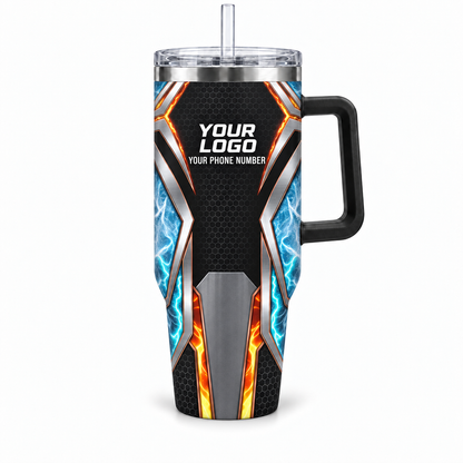 HVPBR02 personalized tumbler 40oz front product mockup