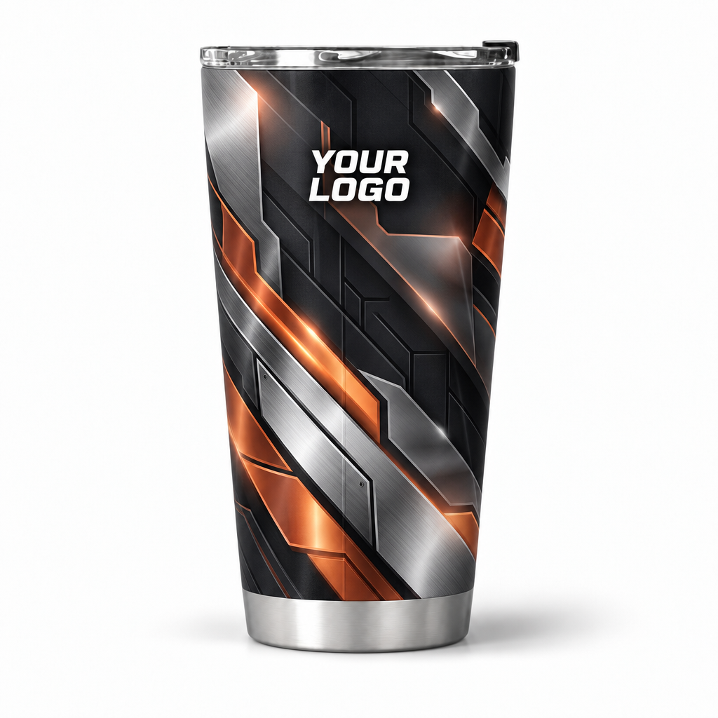 HVPBR03 personalized tumbler 20oz front product mockup