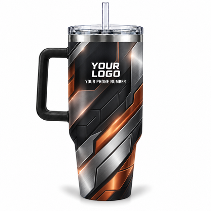 HVPBR03 personalized tumbler 40oz back product mockup